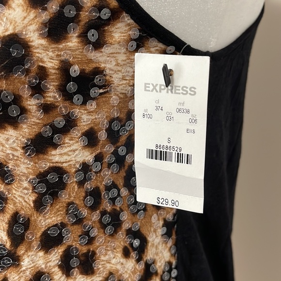 Leopard sequins front - Picture 4 of 4